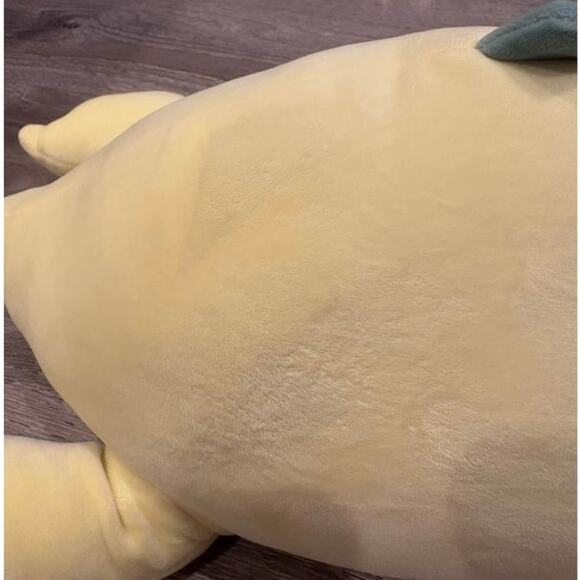 Weighted Dinosaur Plush Yellow - Picture 3 of 4